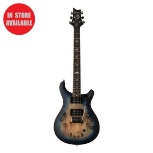 PRS SE Custom 24-08 Poplar Burl Limited Edition Lake Blue Midnight Burst