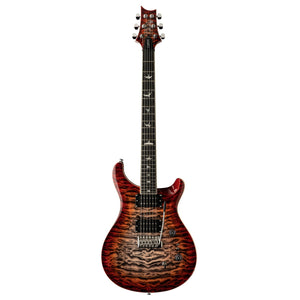 PRS SE Custom 24-08 Quilt Charcoal Cherry Burst