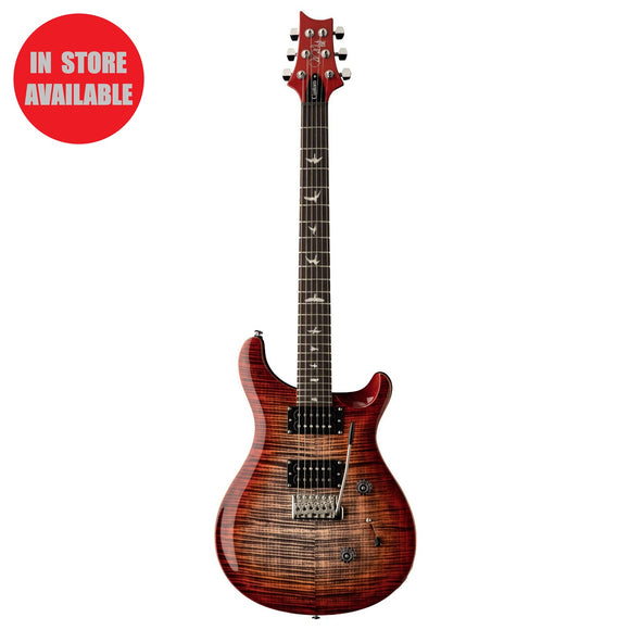 PRS SE Custom 24 Charcoal Cherry Burst